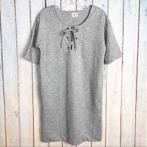 French Connection Heather Gray Sweater Dress